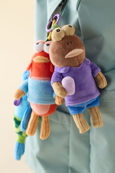 Porte-clés en peluche POP MART SpongeBob SquarePants série Bikini Bottom Buddies boîte mystère