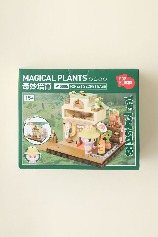 POP MART The Monsters Forest Secret Base Series Magical Plants Labubu Figure Block Set #3