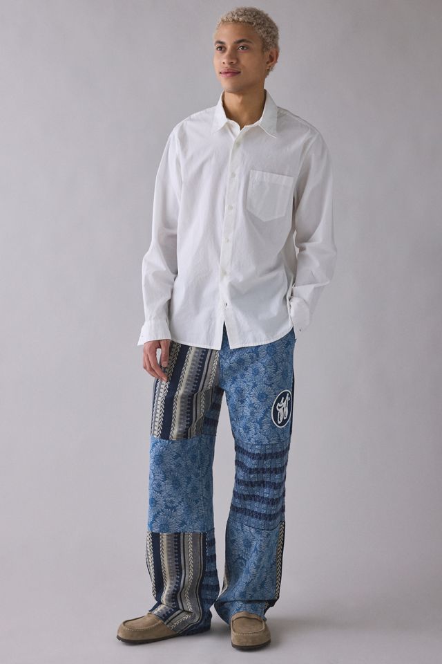 Honor The Gift Indigo Tapestry Patchwork Pants #4