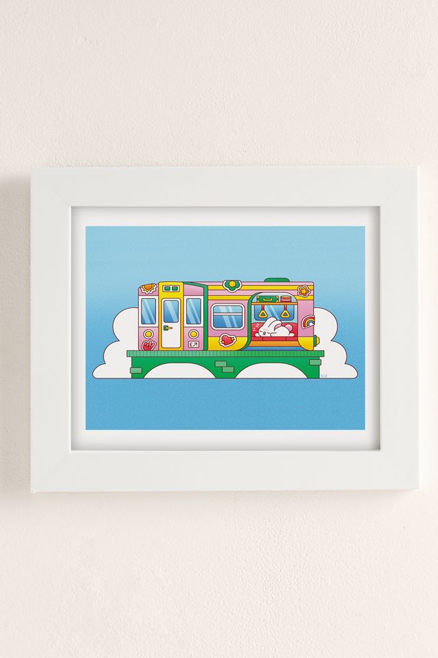 kidnichols Subway Snooze Art Print #1