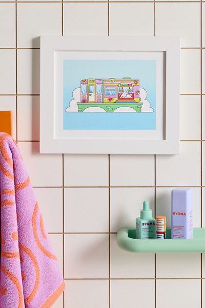 kidnichols Subway Snooze Art Print