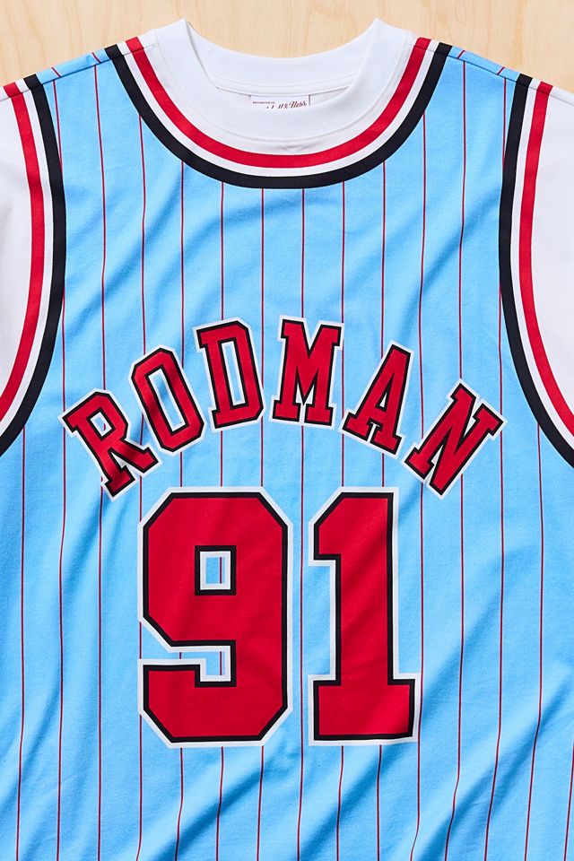 T-shirt graphique Mitchell & Ness NBA Chicago Bulls Dennis Rodman Jersey #2