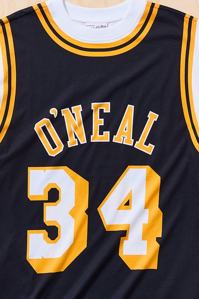 Mitchell & Ness NBA Los Angeles Lakers Shaquille O’Neal Jersey Graphic Tee #2