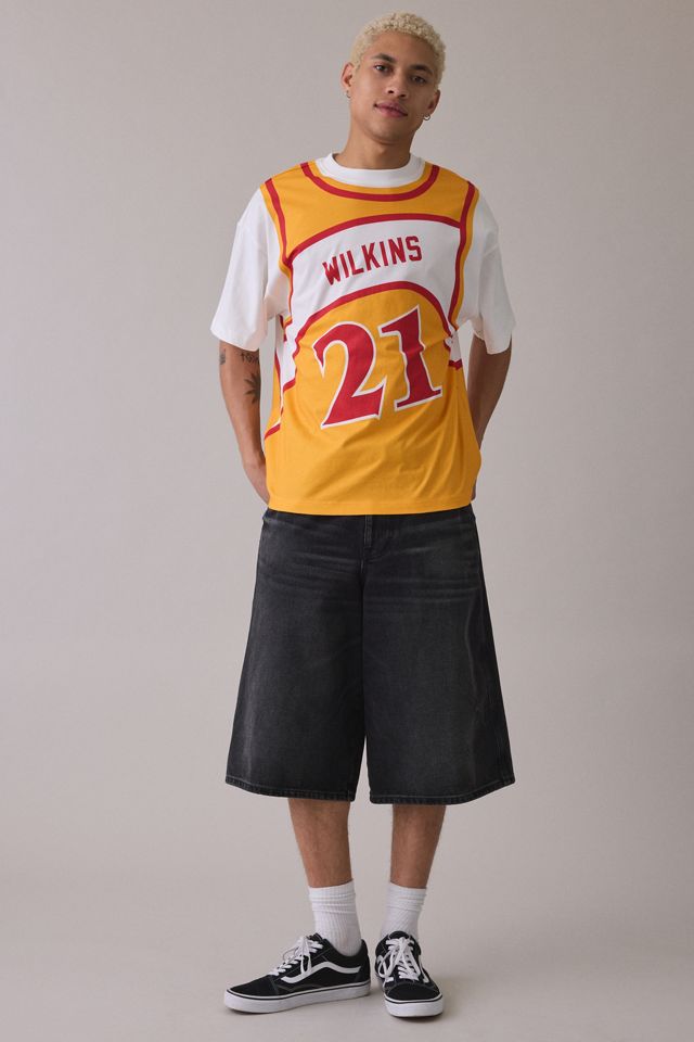T-shirt graphique Mitchell & Ness NBA Atlanta Hawks Dominique Wilkins Jersey #4