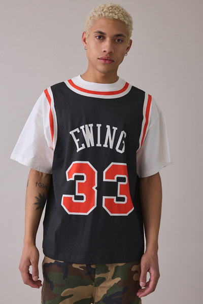 Mitchell & Ness NBA New York Knicks Patrick Ewing Jersey Graphic