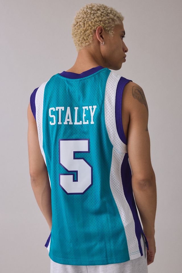 Maillot de basketball Mitchell & Ness WNBA Charlotte Sting 2001 Dawn Staley #1