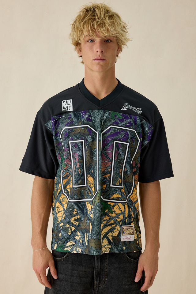 T-shirt de jersey NBA des Lakers de Los Angeles Quiet Blaze Mitchell & Ness #2