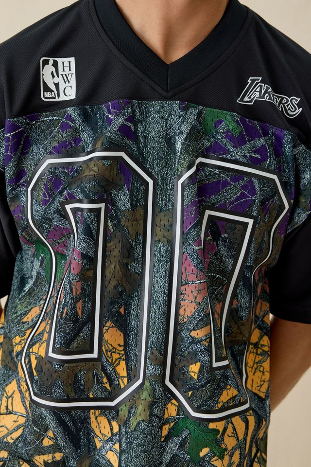 T-shirt de jersey NBA des Lakers de Los Angeles Quiet Blaze Mitchell & Ness #4
