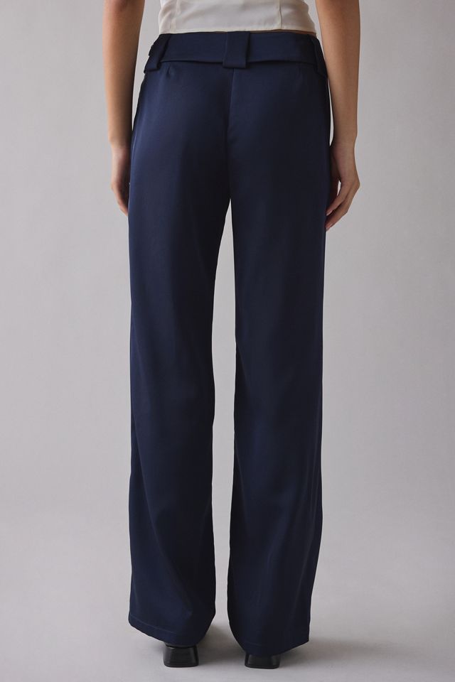 Pantalon à jambe large en satin Olson by.DYLN #3