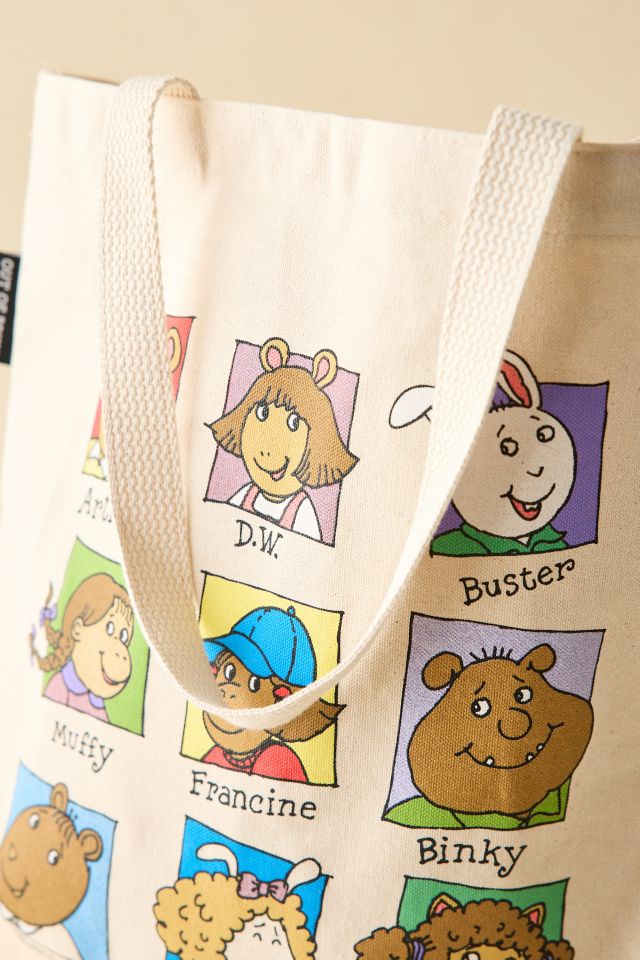 Arthur & Friends Graphic Printed Tote Bag #2