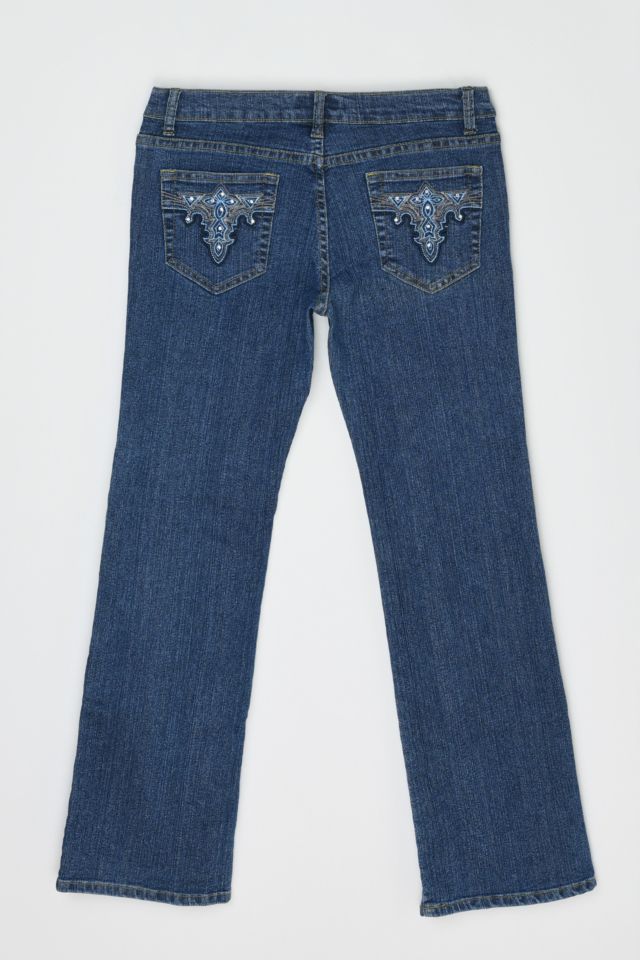 Vintage Y2k Rhinestoned Jeans #2
