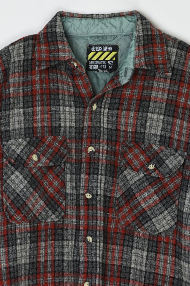 Vintage Y2k Quilted-Lined Flannel Shirt #1