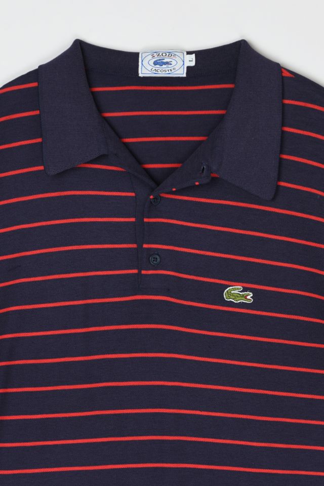 Vintage 90s Izod Lacoste Striped Polo #1