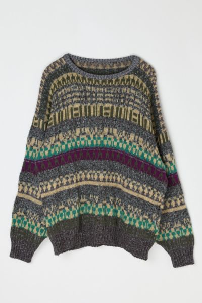 Vintage 90s Patterned Knit Sweater