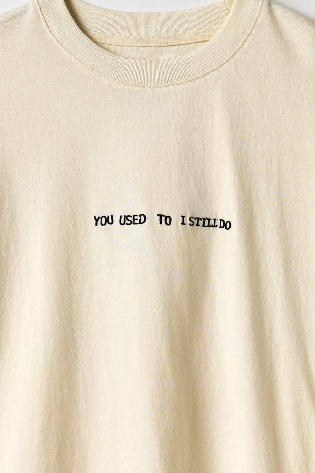 Honor The Gift I Still Do Embroidered Slogan Tee #1