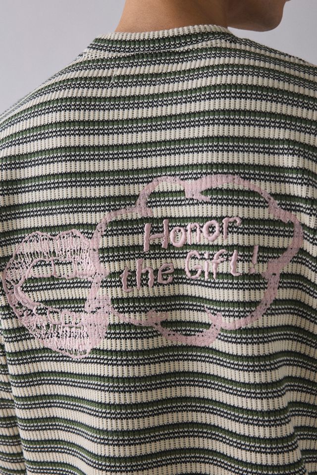 Honor The Gift Speak Stripe Crew Neck Sweater #3