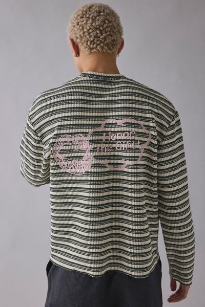 Honor The Gift Speak Stripe Crew Neck Sweater