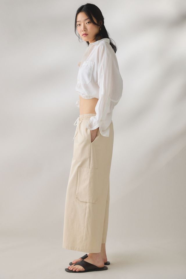Pantalon court à jambe large et à enfiler River BDG #1