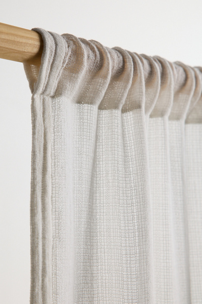 Gauze Roman Shade Window Panel