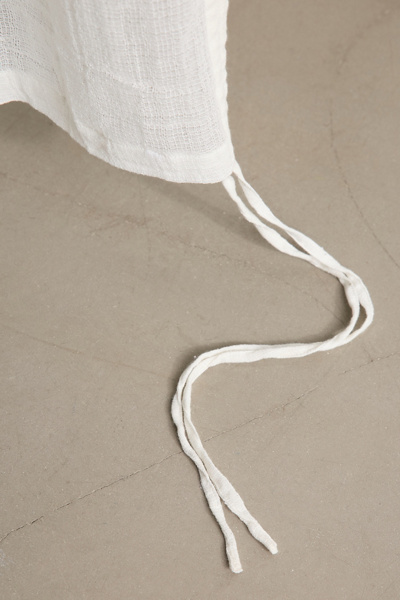 Gauze Roman Shade Window Panel