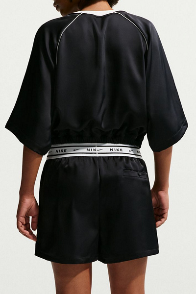 Nike Sportswear Oversized Satin Jersey Top