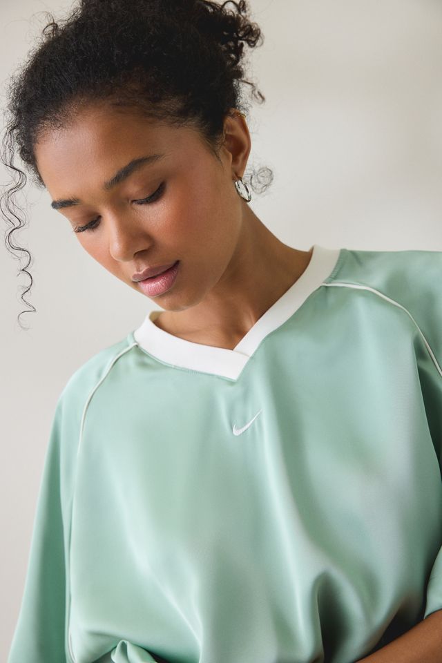 Nike Sportswear Oversized Satin Jersey Top #2