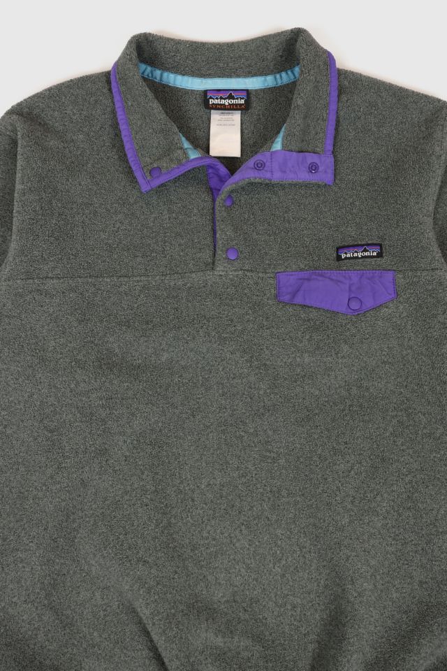 Vintage Patagonia Fleece Snap Button Pullover #1