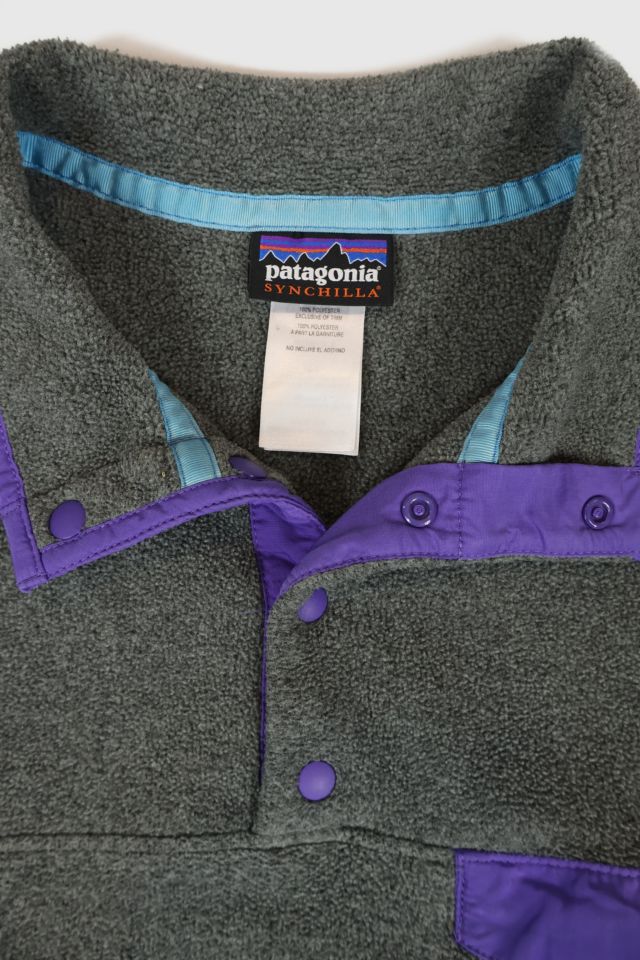 Vintage Patagonia Fleece Snap Button Pullover #2