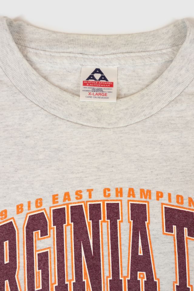 Vintage Virginia Tech 1999 Big East Champions Long Sleeve Tee #2
