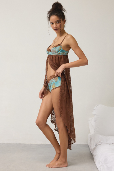 Out From Under Afterglow Bra Top Flyaway Duster