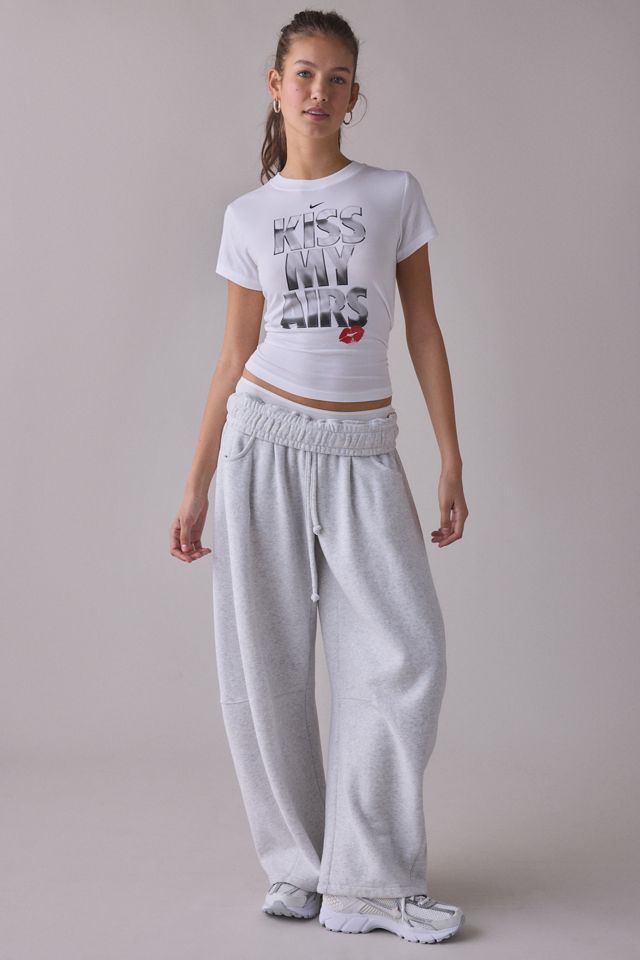 Nike Sportswear Chill Knit Kiss My Airs Graphic Cropped Tee #2