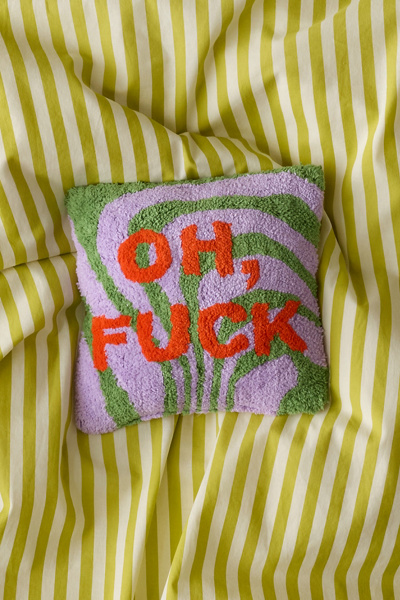 Urban Outfitters Text Tufted Throw Pillow - Thumbnail 2