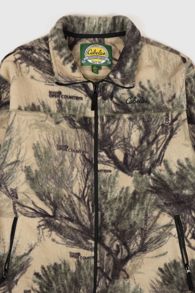 Vintage Cabela's Real Tree Camo Fleece Jacket #2