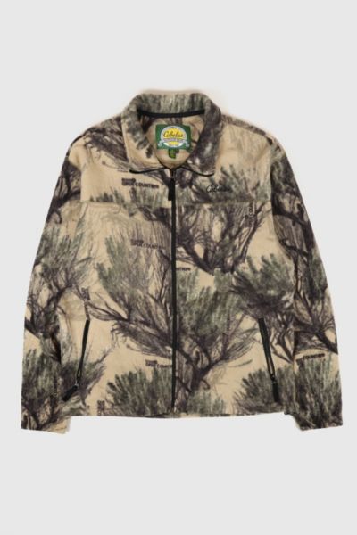 Vintage Cabela's Real Tree Camo Fleece Jacket