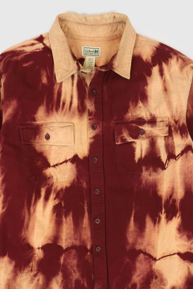 Vintage L.L. Bean Bleached Button-Down Flannel Shirt #2