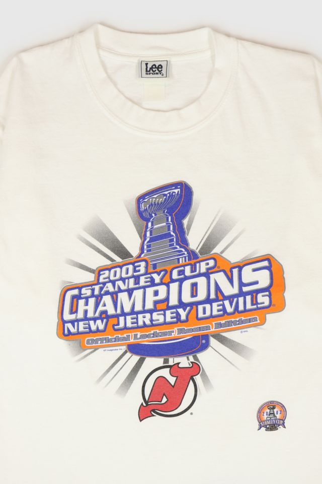 Vintage New Jersey Devils 2003 Stanley Cup Champions Tee #1