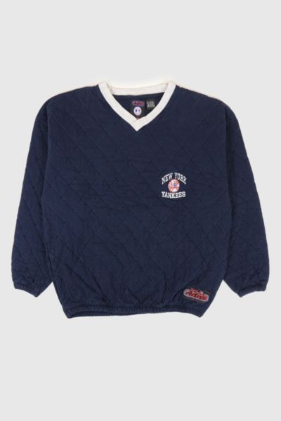 Vintage New York Yankees Quilted Crewneck