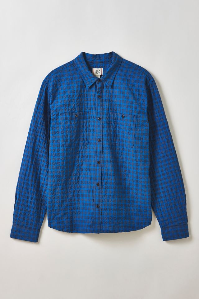 BDG Textured Plaid Work Shirt #1