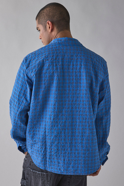 BDG Textured Plaid Work Shirt