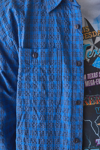 BDG Textured Plaid Work Shirt