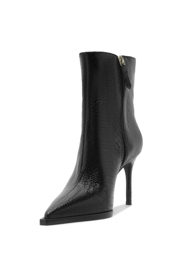 Schutz Mary Leather Heeled Ankle Boot #3