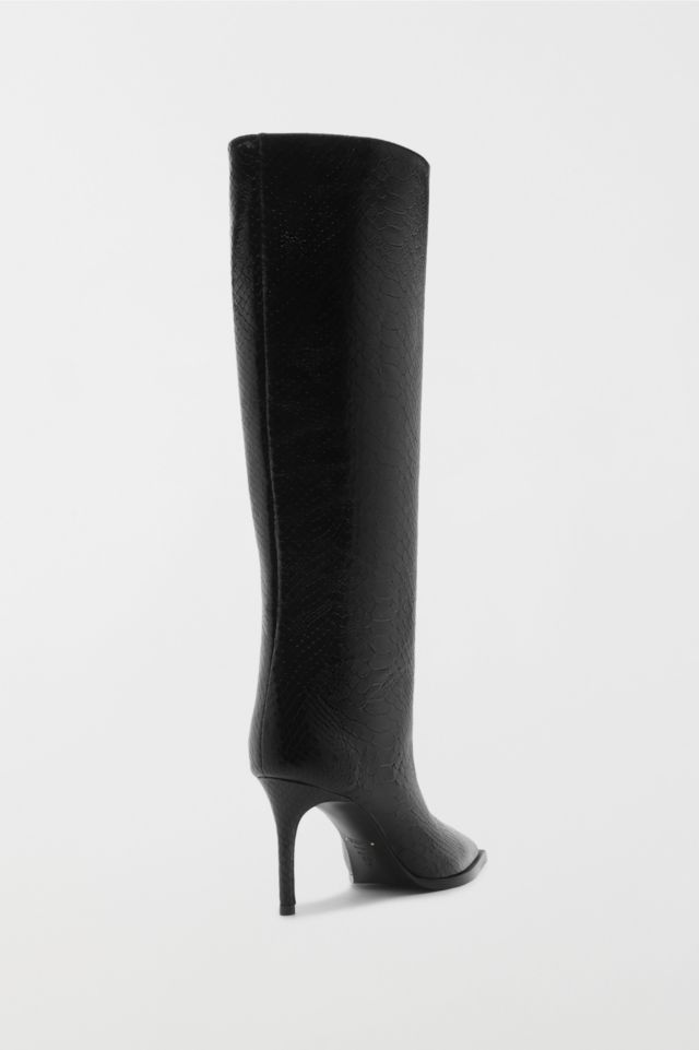 Schutz Snakeskin Mary Up Knee-High Boot #3