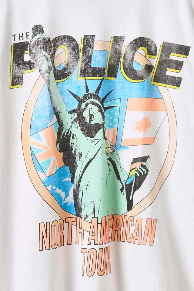 T-shirt graphique de la tournée nord-américaine de The Police #1