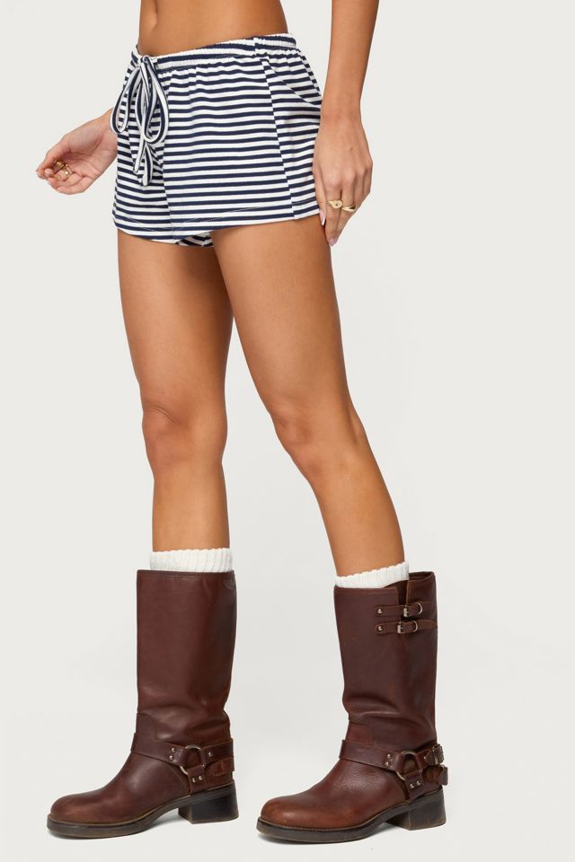 Edikted Jaine Striped Drawstring Shorts #2