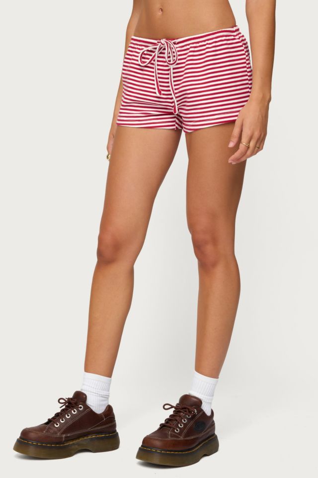 Edikted Jaine Striped Drawstring Shorts #2
