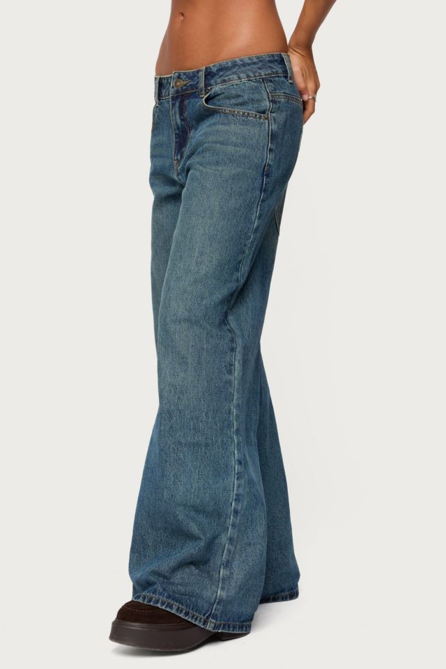Edikted Heartly Low Rise Straight Leg Jeans #2