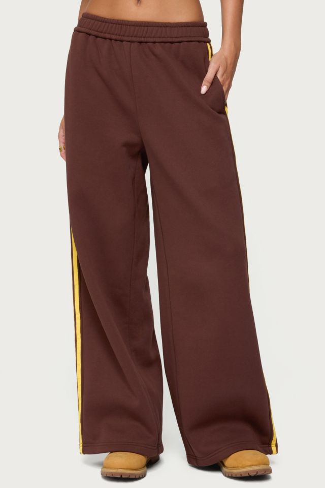 Edikted Sorin Contrast Striped Sweatpants #1