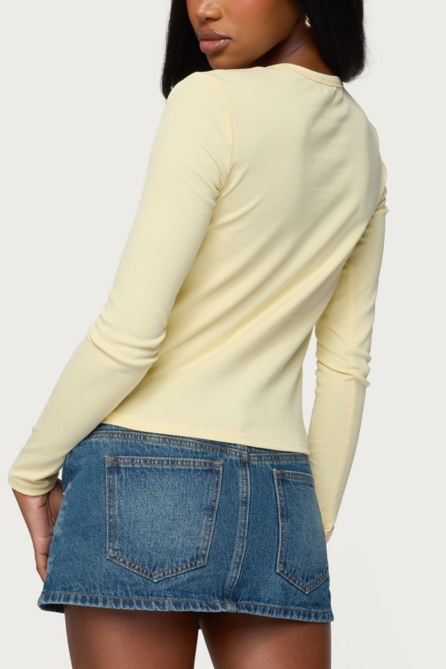 Edikted Miami Girl Long Sleeve T Shirt #4