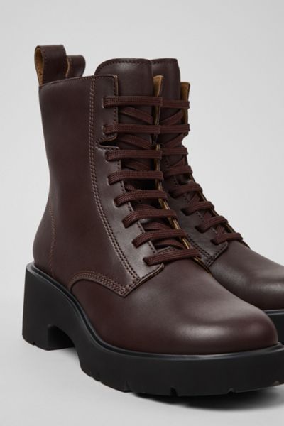 Camper Milah Leather Lace Up Bootie