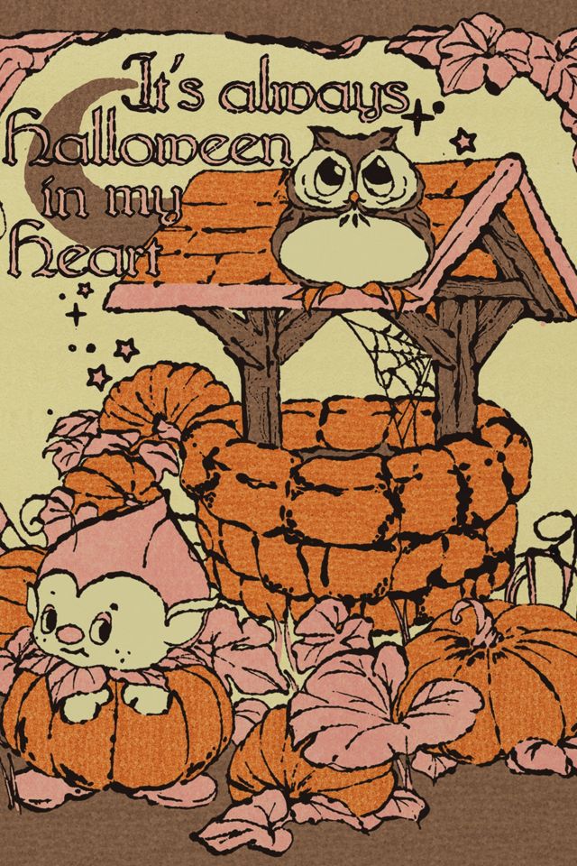 Red Cap Halloween in My Heart Card #1